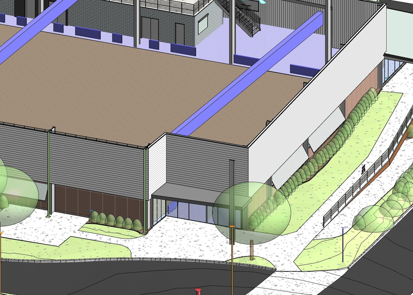 3D contour and detail survey model of the same site